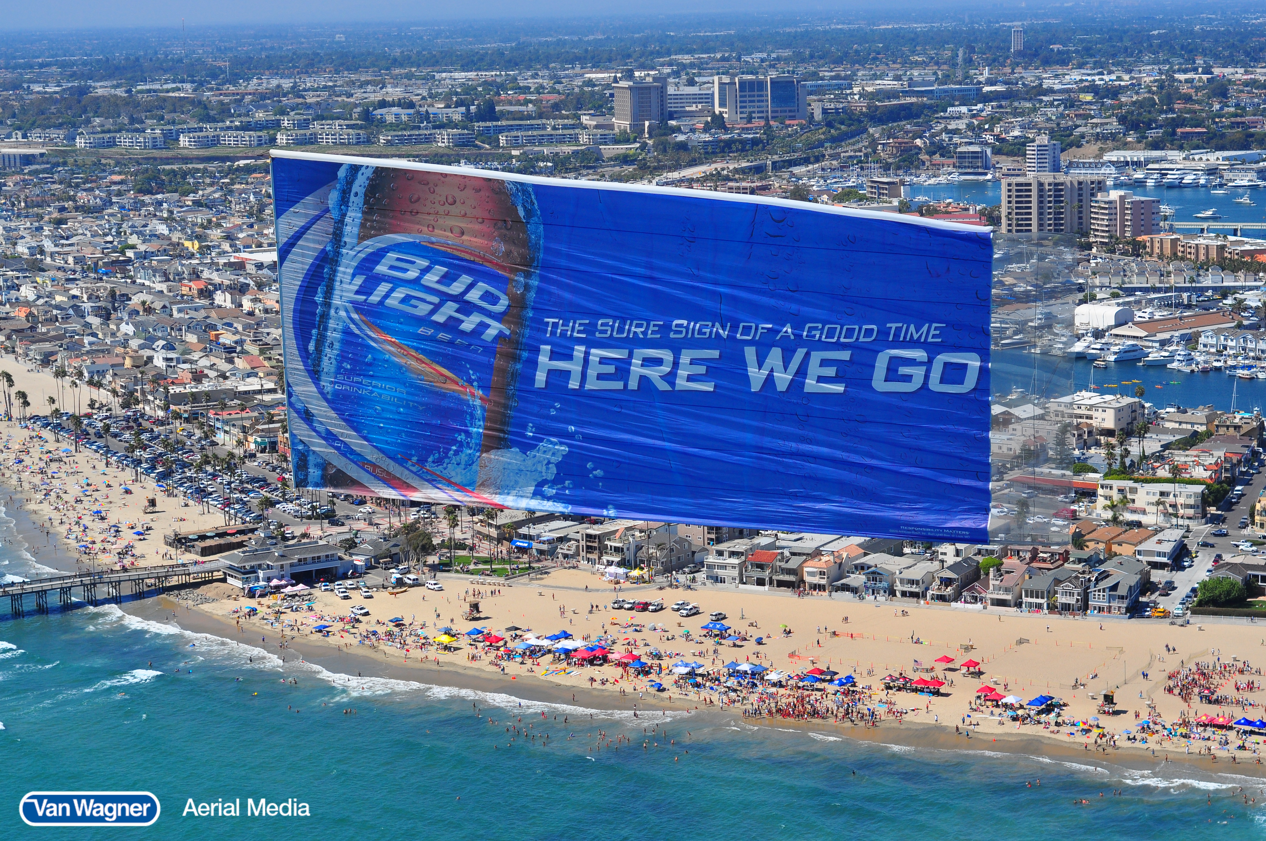 aerial advertising laguna beach california