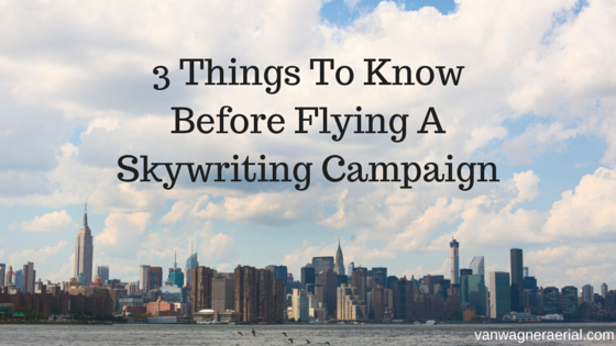 Skywriting Costs: Essential Guide Before Your Campaign | Van Wagner Aerial featured image