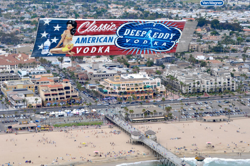 Deep Eddy Aerial billboard