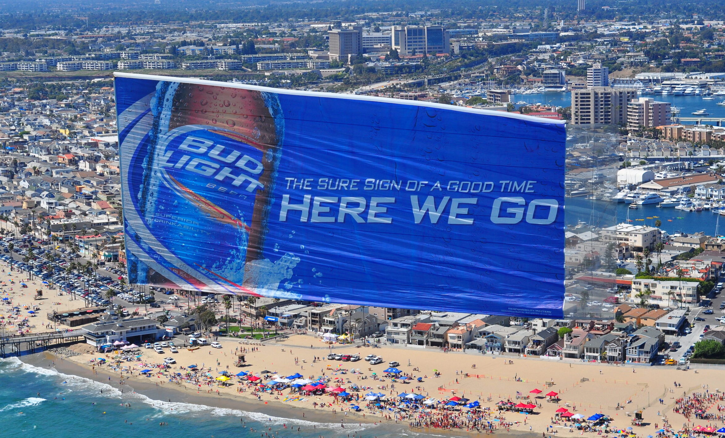 Bud Light Aerial Billlboard