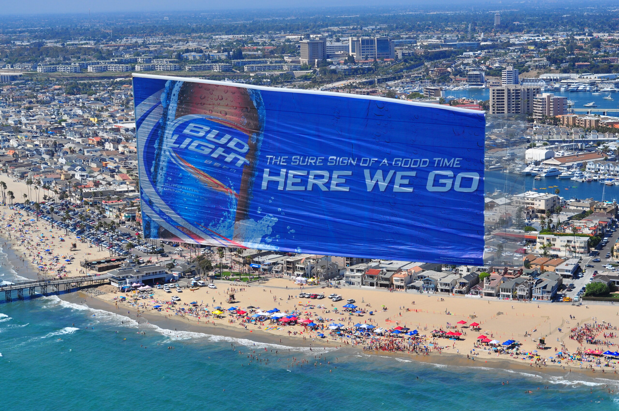 bud light aerial ad