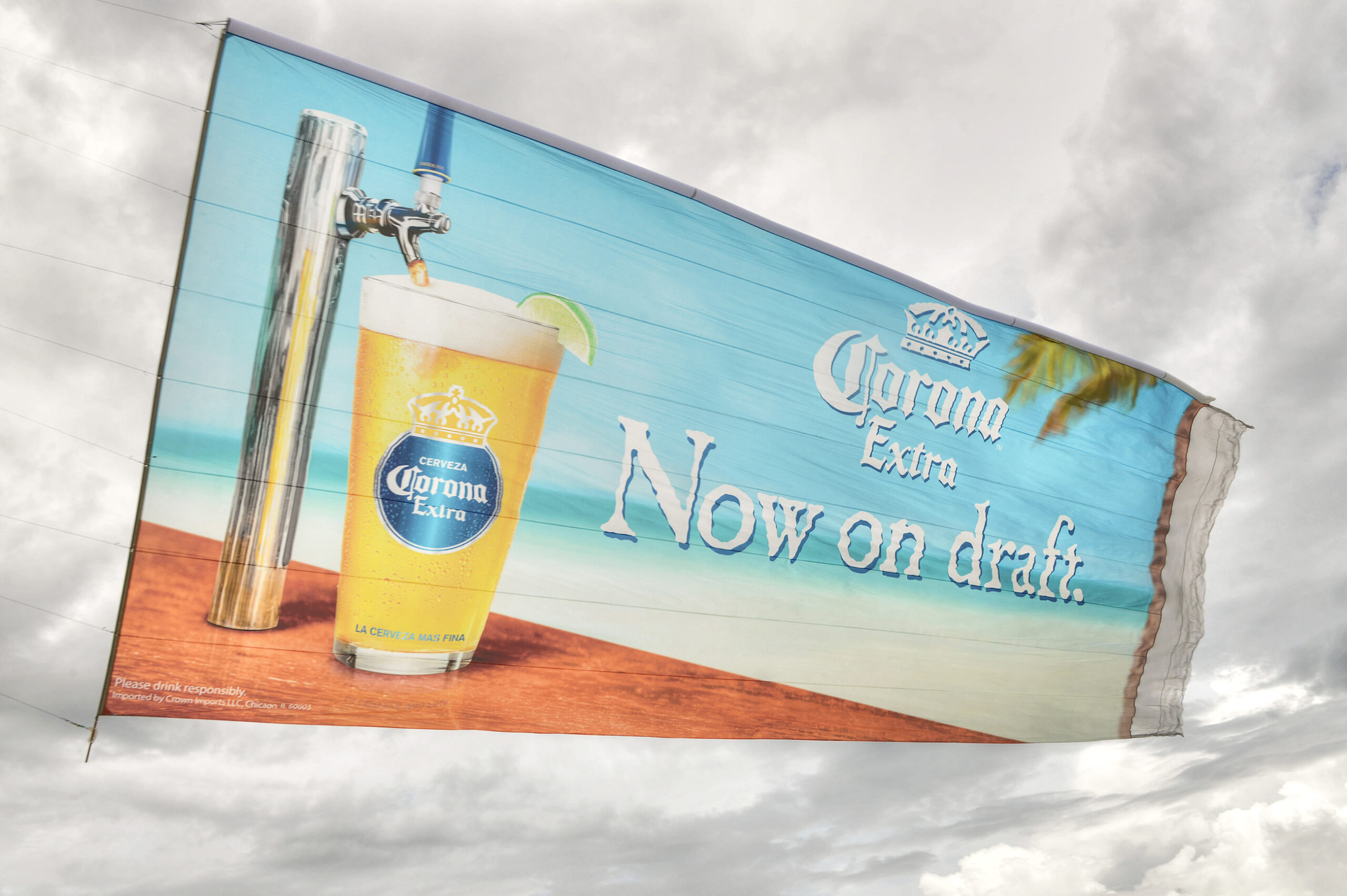 corona sky advertisements