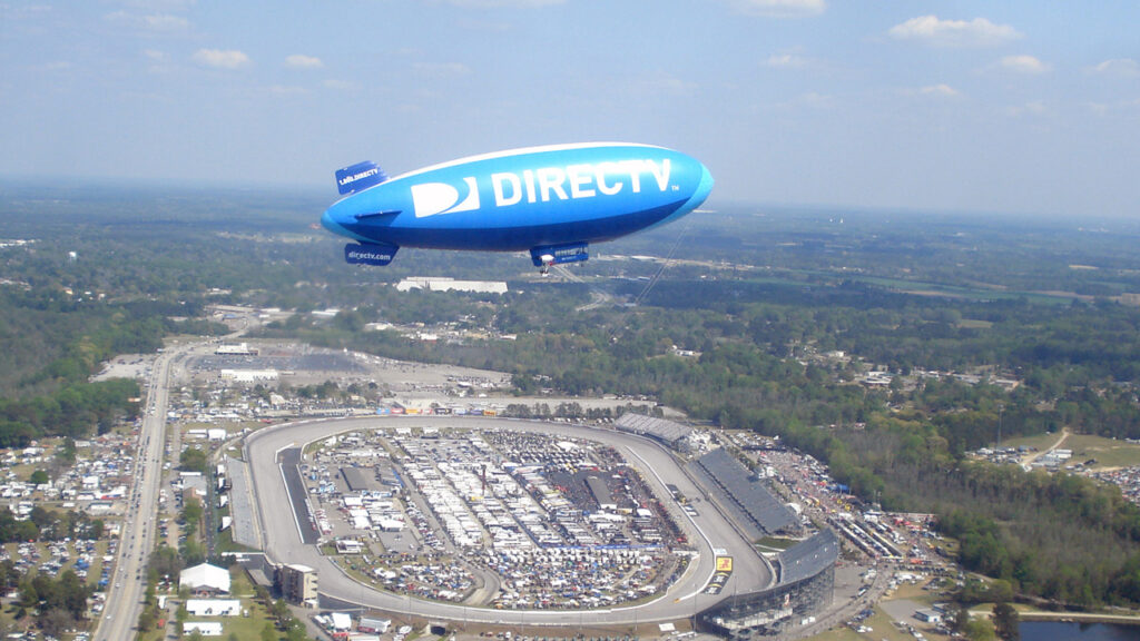 DirecTV Blimp Darlington NASCAR