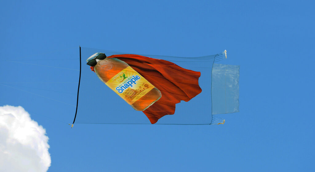 Snapple Aerial Billboard Cutout