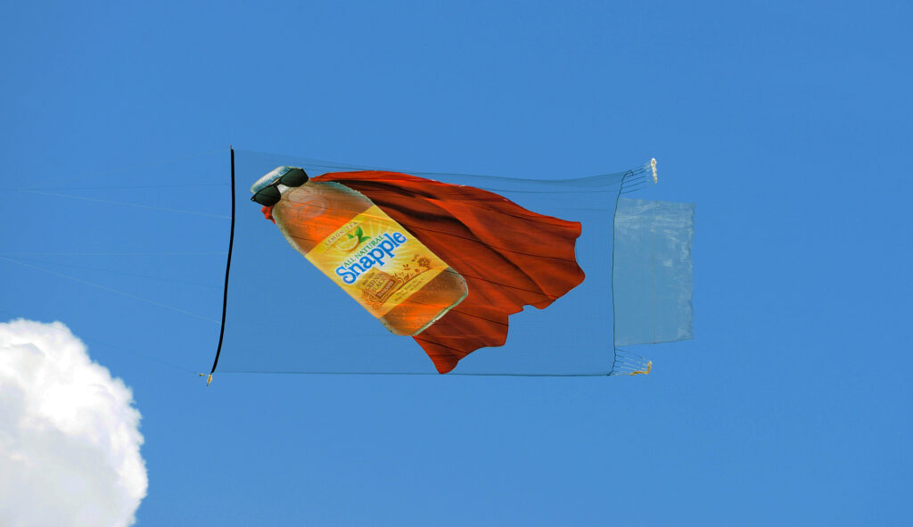 Snapple Aerial Billboard Cutout