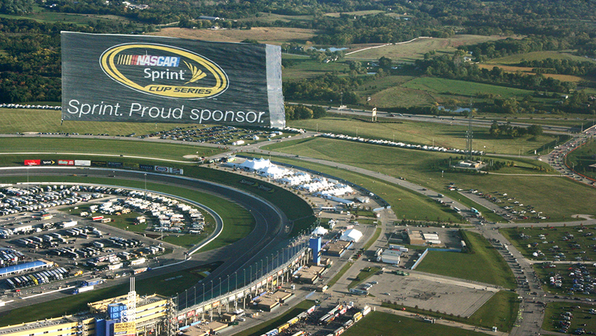 Sprint Aerial Billboard NASCAR