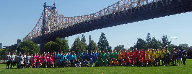 Van Wagner Team photo under bridge