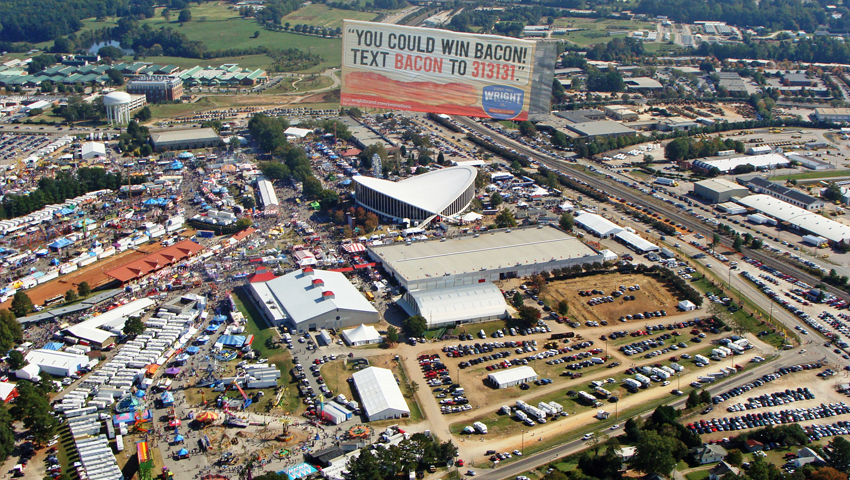 Wright Bacon Aerial Billboard