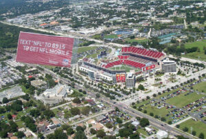 Verizon Aerial Ad over NFL