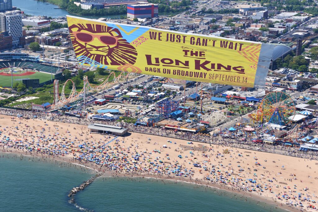 Lion King Aerial Billboard