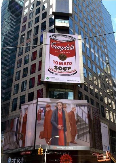 Campbell Soup billboard