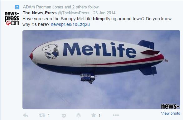 metlife blimp