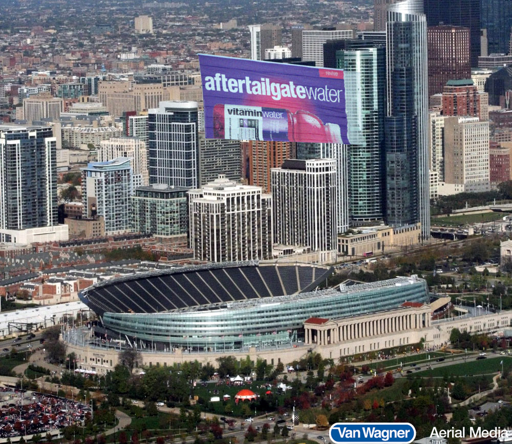 Vitamin Water Aerial Billboard