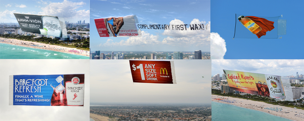 Aerial Banners Collage