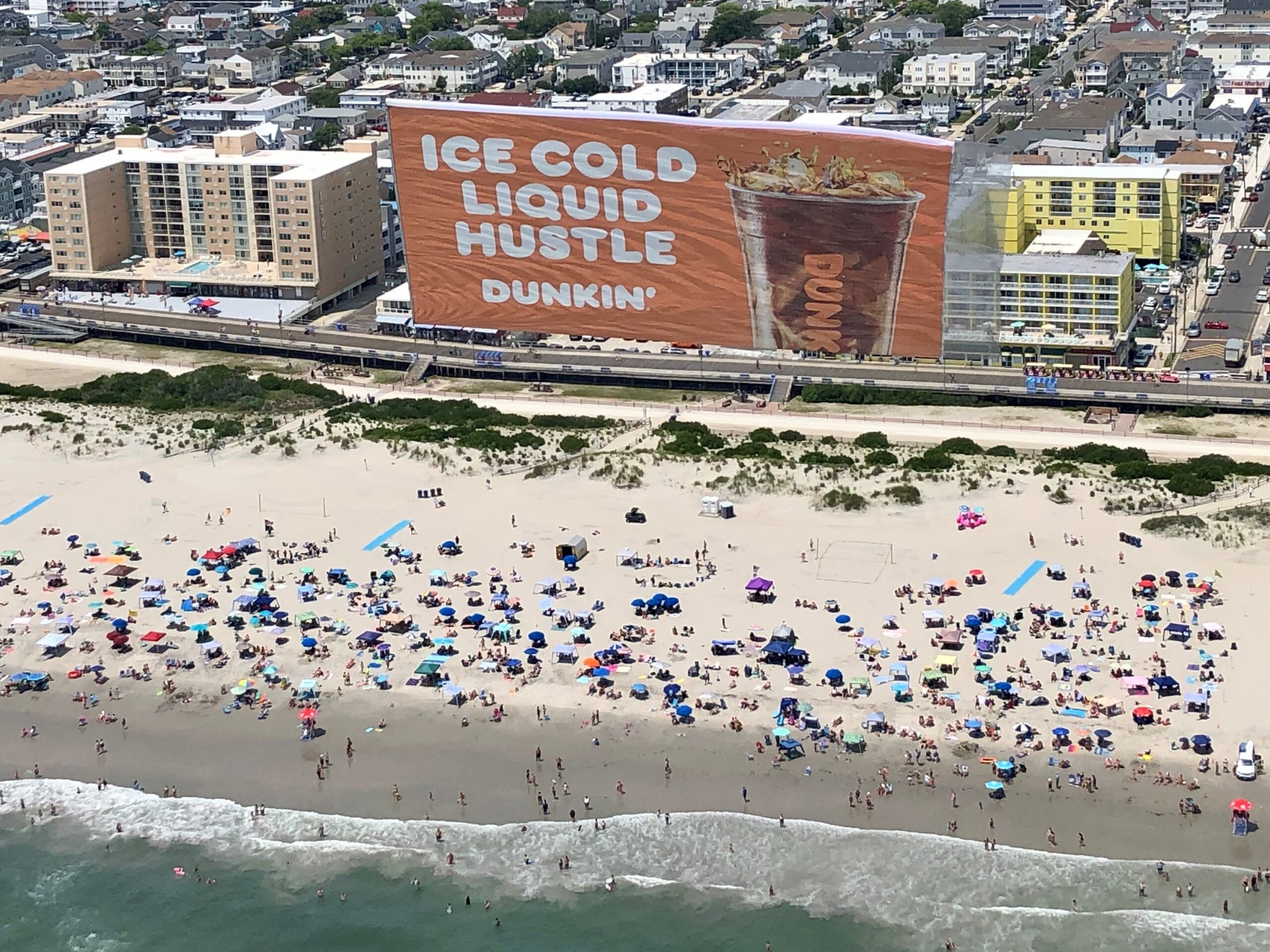 Dunkin Donuts Aerial Billboard NJ