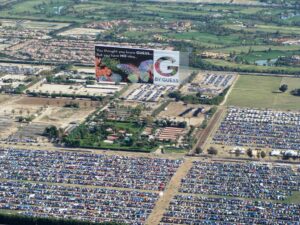 Guess Aerial Billboard over Music Fest