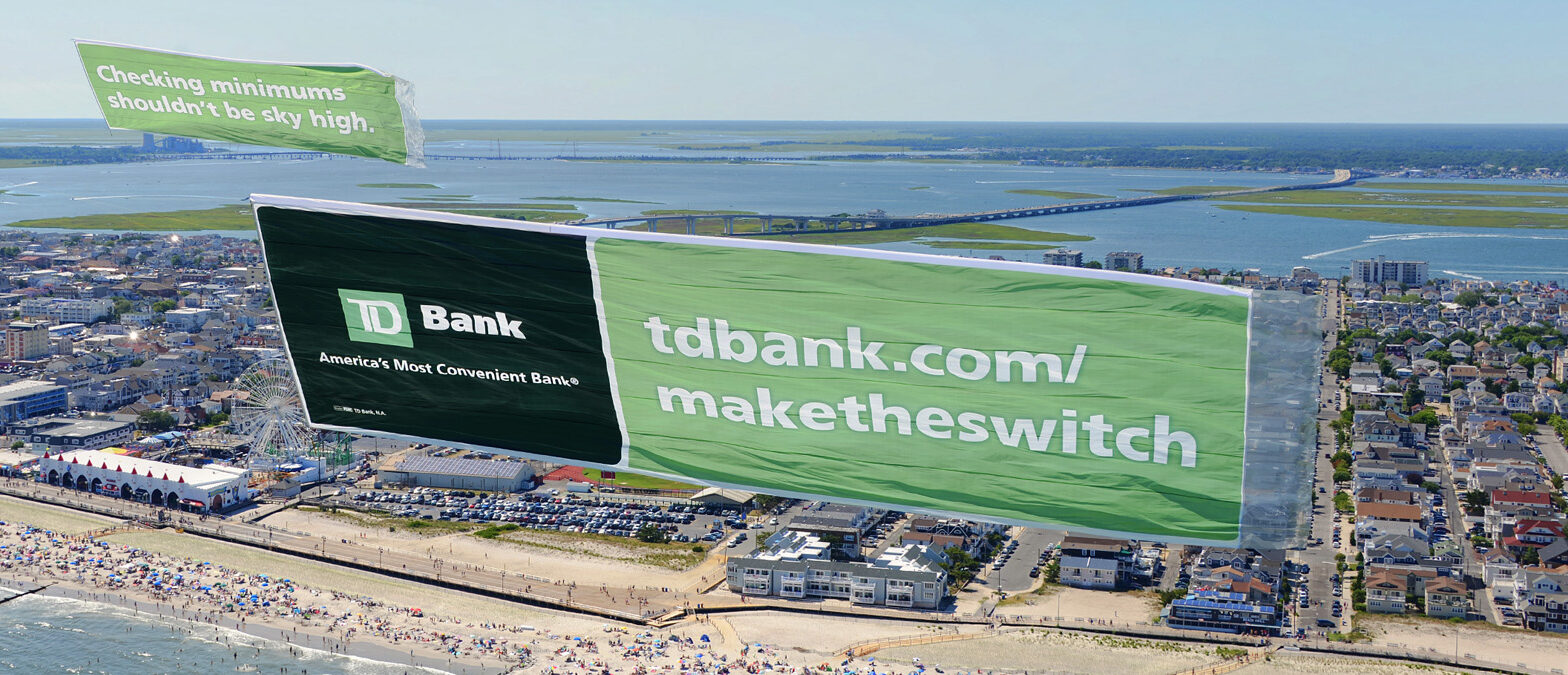 TD Bank - Aerial Billboard Formation