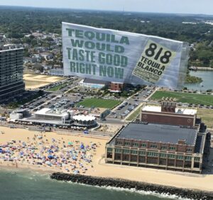 818 Tequila Aerial Billboard