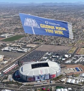 Fan Duel Aerial Billboard over Superbowl