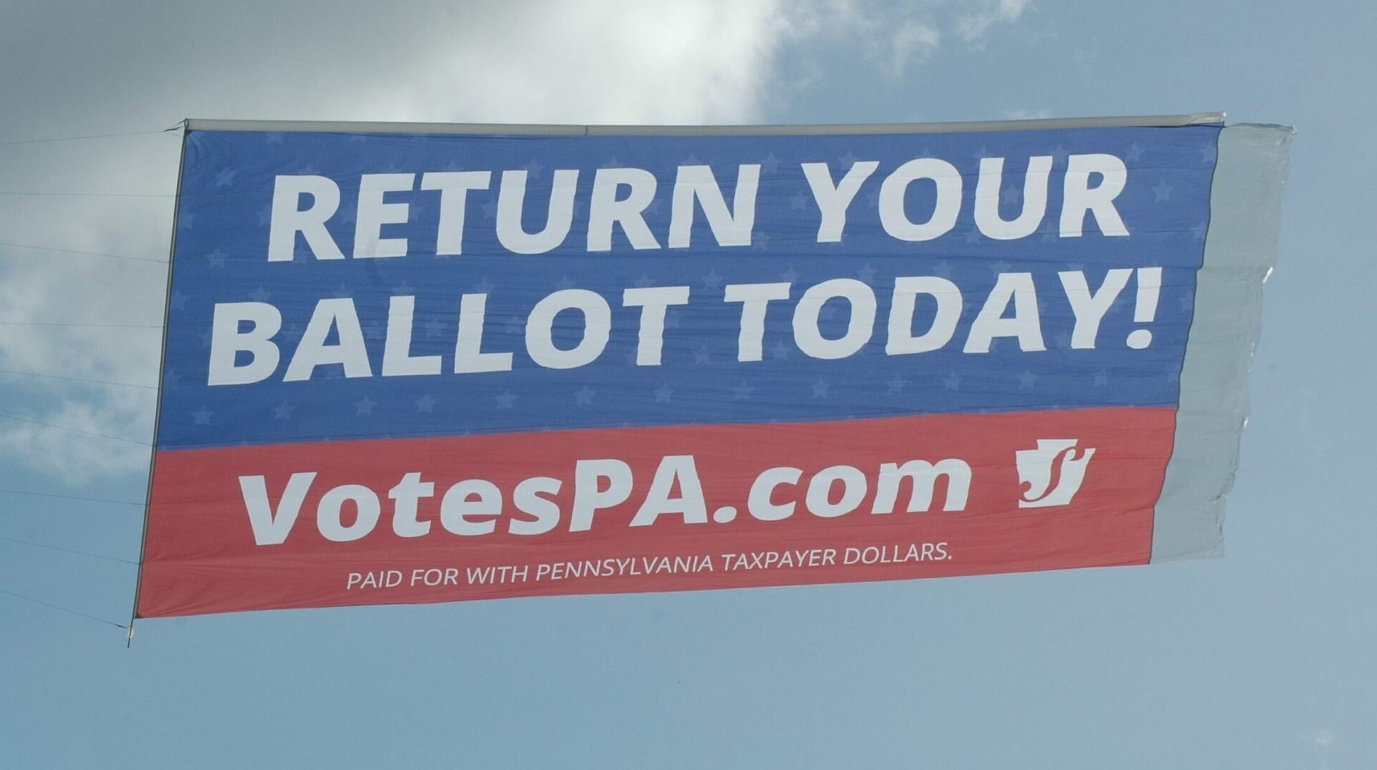 Return Your Ballot Today Banner Pennsylvania